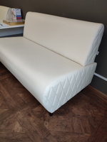 Прямой диван MONOFIX БУНО, экокожа, кремовый, 110х67х73 см (ШхГхВ) #183, Максим С.
