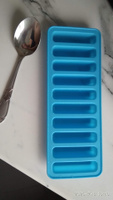 Силиконовая форма для льда и кулинарии "Палочки" MG, брусочки 10 ячеек, форма для печенья, форма для шоколада, 1 штука, голубой #2, лариса п.