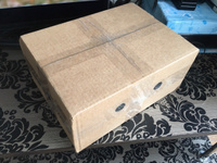 Крафтовая подарочная коробка "ДЛЯ ТЕБЯ"/ коробка для подарка с бумажным наполнителем тишью, атласными лентами, крафт биркой/ праздничная упаковка #39, Анастасия Ш.