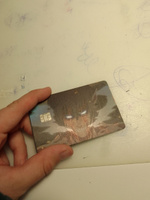 Голографическая наклейка на банковскую карту / Наклейки аниме Атака титанов #94, Андрей П.