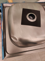Мойка кухонная "Владикс", накладная, без сифона, 60*50 см, левая, нержавеющая сталь 0.4 мм #5, Наталья Н.