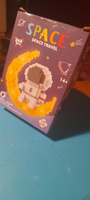 Конструктор из миниблоков светящийся Космонавт на луне #4, Ксения К.