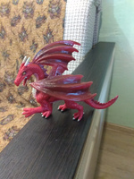 Фигурка животного Derri Animals Дракон Красный, для детей, игрушка коллекционная декоративная, 84107, 14х18х10 см #56, Ирина М.