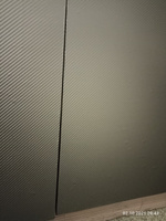 Виниловая самоклеющаяся пленка для мебели/карбон 3D серый / карбоновая пленка , размер 60х152 см #60, Чумакова А.