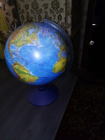 Глобус Земли Globen физико-политический с подсветкой от батареек, диаметр 25 см #22, Татьяна П.