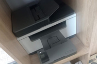 HP МФУ Лазерное LaserJet M236sdn + Гарантия 12 месяцев + Кабель USB + Перезаправляемый картридж + Автоматическое сканирование и копирование, белый, черный #3, Наталья О.