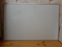 Доска демонстрационная магнитно-маркерная для рисования на стену для офиса и дома, 60х90 см, алюминиевая рамка, гарантия 10 лет, Brauberg Стандарт #103, Светлана Г.