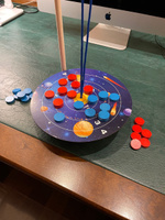Развивающая настольная игра для детей Космос "Space" (деревянный балансир, подарок на день рождения, для мальчика, для девочки) Десятое королевство #19, Федя Лушпайкин