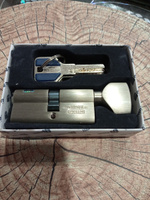 Цилиндровый механизм (Личинка замка) MSM 70 мм (35-35) ключ-вертушка, матовый никель #41, Дмитрий Д.