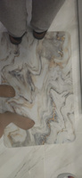 Коврик для ванной, Коврик в ванную Золотой мрамор Ridberg 50x80см #197, Марина Г.
