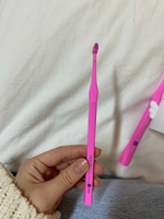 Зубная щетка Pesitro 1680 6 мм монопучковая, цвет: розовый #7, Фатима М.