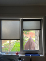 Рулонные шторы LmDecor 57х160 см, жалюзи на окна 57 ширина, рольшторы #86, Любовь К.