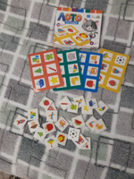 Детское развивающее лото "Для малышей", игровой набор из 24 пластиковых фишек + 4 игровых поля-карточки #5, Гайфутдинова Разида