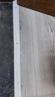 Порог напольный разноуровневый 40x10 мм, длина 0,9 м, профиль-порожек алюминиевый Лука ПР 02, декор ясень белый 106 #84, Александр К.