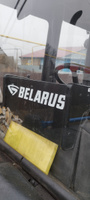 Полка-столик укороченная на пластиковую приборную панель в кабину трактора МТЗ Беларус 82.1, 1221, черная #8, Александр К.