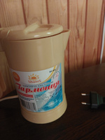 Электрический чайник Гармония в дорогу, на дачу объем 0,5 л 800 Вт, бежевый #5, Екатерина Ч.