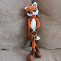 Мягкая игрушка Лиса 40 см Leggy fox Длинноногая лиса Мягкий зоопарк Новинка года #30, Вячеслав В.