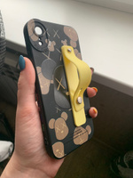 Универсальный силиконовый Попсокет ремешок для смартфона / Желтый #50, Анна К.