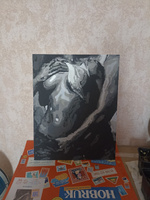 Картина по номерам Hobruk "Соблазн" на холсте на подрамнике 40х50, раскраска по номерам, девушка / люди #8, Олеся Ф.