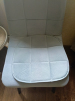 Комплект подушек на стул, серый, 38x39 см, 2 шт #21, Ирина С.