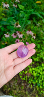 Натуральный камень самоцвет Аметист прозрачный лиловый оберег талисман амулет  2,5+ см  #6, Юлия П.