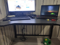 Геймерский компьютерный стол Гатал 1P рейн морион/черный Ш120/Г78 на металлокаркасе #7, Сергей Ф.