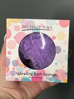 Губка для ванны с вибропулей Big Teaze Toys Bath Sponge Vibrating #3, Василиса Б.