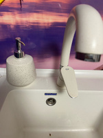 Диспенсер для жидкого мыла керамический ND Play "Sand" / Дозатор для моющего средства для ванной и кухни (размер: 10,1х10,1х15,5 см) #80, Aysel K.