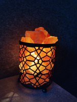 Солевая лампа корзина с кристаллами Элегант PROFFI PH11252 с антибактериальным эффектом #3, Светлана Г.