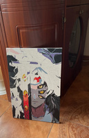 Картина по номерам T857 " Кокушибо - Первая Высшая Луна - Аниме Клинок Рассекающий Демонов ", 40х60 см #11, Рафаэл Б.