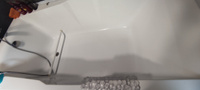 Карниз для ванной телескопический (раздвижной 0.7-1.2м) алюминиевый белый.Беларусь. #87, Олеся М.