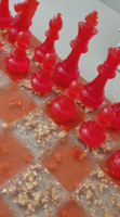Силиконовый молд EPOXYMASTER Шахматные фигуры, 16 молдов (набор для создания шахмат) #7, Екатерина М.