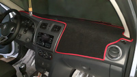 Накидка на панель Renault Sandero 2/Logan 2(кант красный,нескользящая основа) #3, вячеслав к.