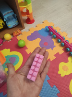 Детский конструктор для малышей от 3 лет Play Okay, 200 деталей, пластиковый, развивающая игрушка для девочек и мальчиков, блочный #35, Екатерина Ф.