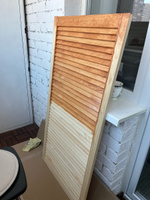 Дверь жалюзийная деревянная Timber&Style 1205х594 мм, в комплекте 1 шт, сорт Экстра #16, Евгения Д.