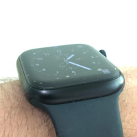 Гидрогелевая пленка для часов Apple Watch Series 7, 8, 9 (45mm) / Глянцевая защитная пленка с эффектом самовосстановления на смарт-часы Эпл Вотч 7, 8, 9 (45мм) / Комплект 3 шт. #6, Антон В.