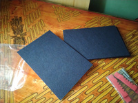 Фетр жесткий 1 мм 20 х 30 см упаковка 10 листов темно синий #51, Иван М.
