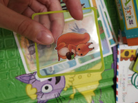 Пластиковое лото для малышей "Кто в домике живёт?" 4 в 1, развивающая настольная игра, учим животных, игровой набор из 4 карт-полей + 27 прозрачных карточек #8, Марина Г.
