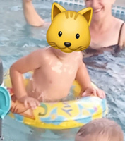 Набор детский для плавания ND Play / Три кота и море приключений "Привет! Лето!" (нарукавники, круг 60 см) #6, Ольга М.