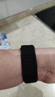 Универсальный нейлоновый Nylon ремешок 20 мм для часов Samsung Galaxy Watch, Huawei Watch, Honor, Xiaomi Amazfit и Garmin, черный #18, Ольга К.