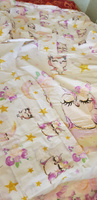 Детское постельное белье в кроватку для новорожденного Juno, поплин хлопок, 1 наволочка 40х60, Owls Совушки, комплект для малышей, девочки #65, Екатерина К.
