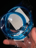 Бензошланг синий / топливный шланг 4 мм PVC (ПВХ) маслобензостойкий 1 метр / бензошланг для мотоцикла/ #8, Иван М.