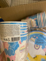 Набор одноразовой бумажной посуды для праздника ND Play / Лама (тарелка 18 см., стакан 250 мл, по 12 шт) #5, Оксана Г.