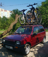 Велокрепление Inter (2 штуки) стальное для перевозки двух велосипедов на крыше автомобиля. #3, Иван С.