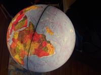 Глобус Земли Globen физический-политический, с LED-подсветкой, диаметр 25см. #28, Яна Т.