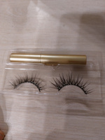 Luxury Lashes Магнитные ресницы 2д с подводкой аниме многоразовые 1 пара #19, татьяна р.