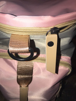 Сумка рюкзак дорожная женская мужская через плечо 3ppl (Розовый с серым) #8, Эльвира И.