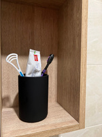 Стакан для зубных щеток COAL черный пластик SWENSA #8, Рамзес Л.
