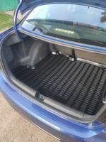 Коврик в багажник автомобиля Фольсваген Поло седан (09-20) / Volkswagen Polo sedan #4, Дмитрий 