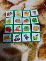 Развивающая игра Лото "Растения-животные", настольная игра для малышей, 48 пластиковых фишек + 6 карточек #7, Евгения Б.
